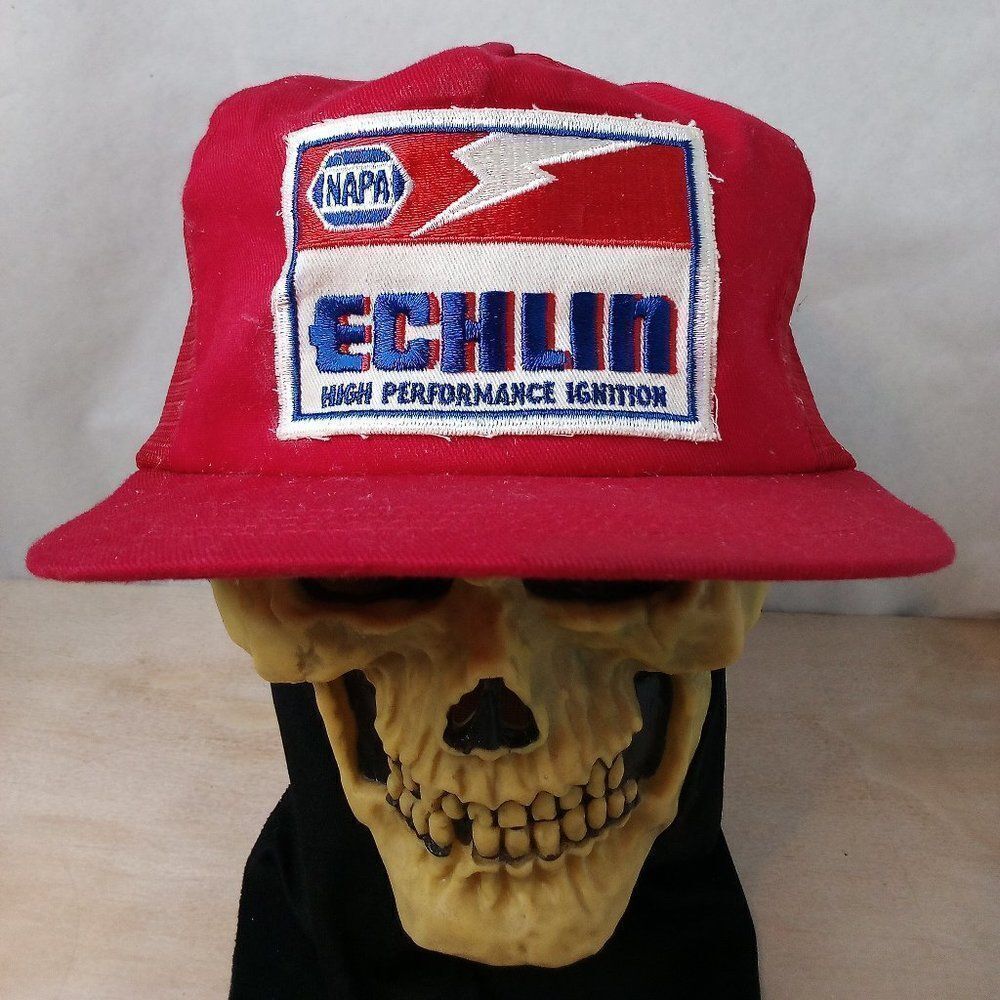 Vintage NAPA Echlin High Performance Ignition Patch Snap Trucker Hat